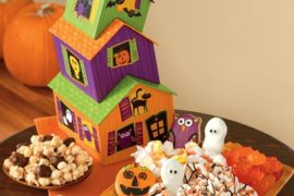 One of Harry & David's favorite halloween treats, the Crooked House Gift Tower
