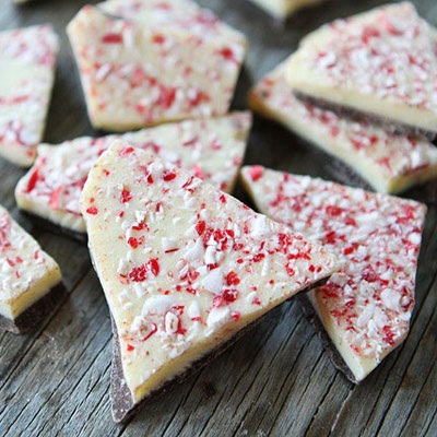 Peppermint chocolate bark from Harry & David is the best holiday candy gift for just about anyone with a sweet tooth.