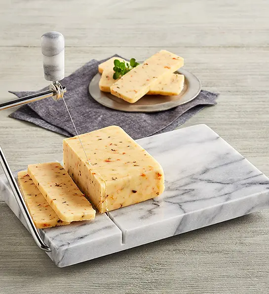 Marble cheese cutter.