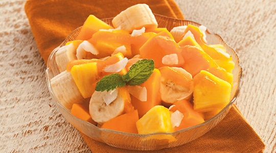 Mint and Tropical Fruit Salad Recipe