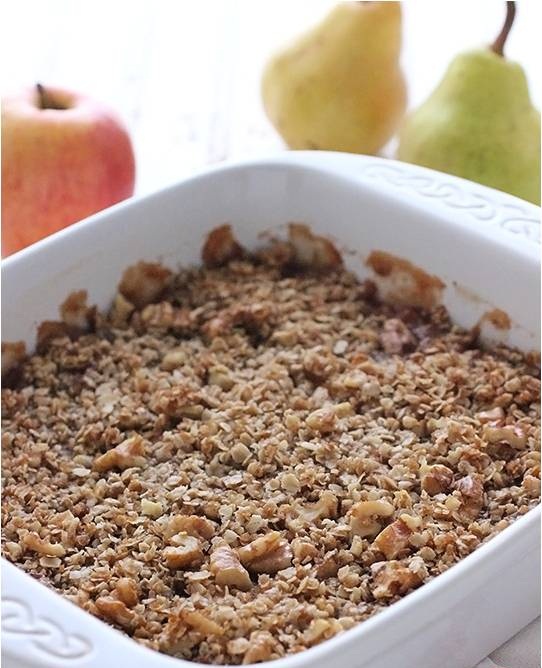 Skinnytaste Pear Apple Crumble Dessert Recipe