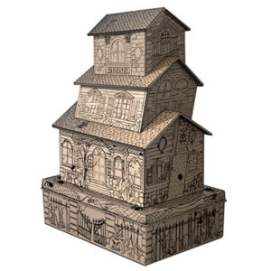 Harry & David Halloween Packaging - Crooked House Gift Tower