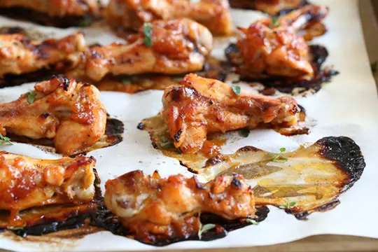 Oven Baked Chicken Wing Recipe by Skinnytaste author Gina Homolka