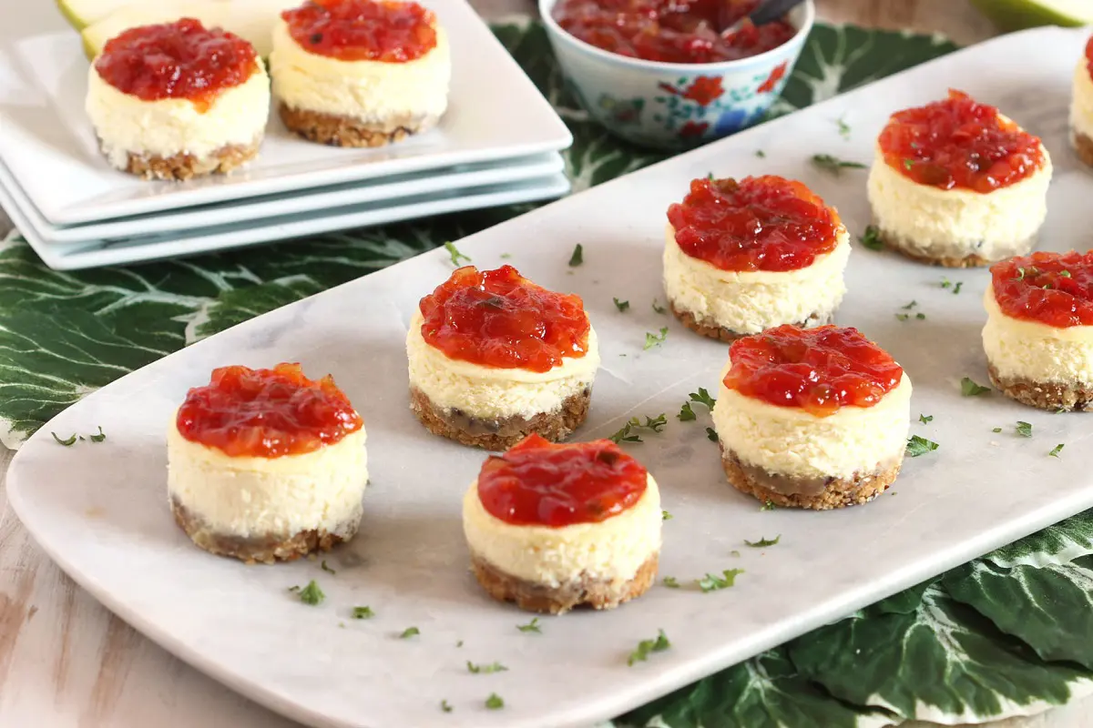 Savory Cheesecake with Relish Ready to Serve