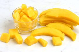 How to Cut a Mango into Slices and Diced sections