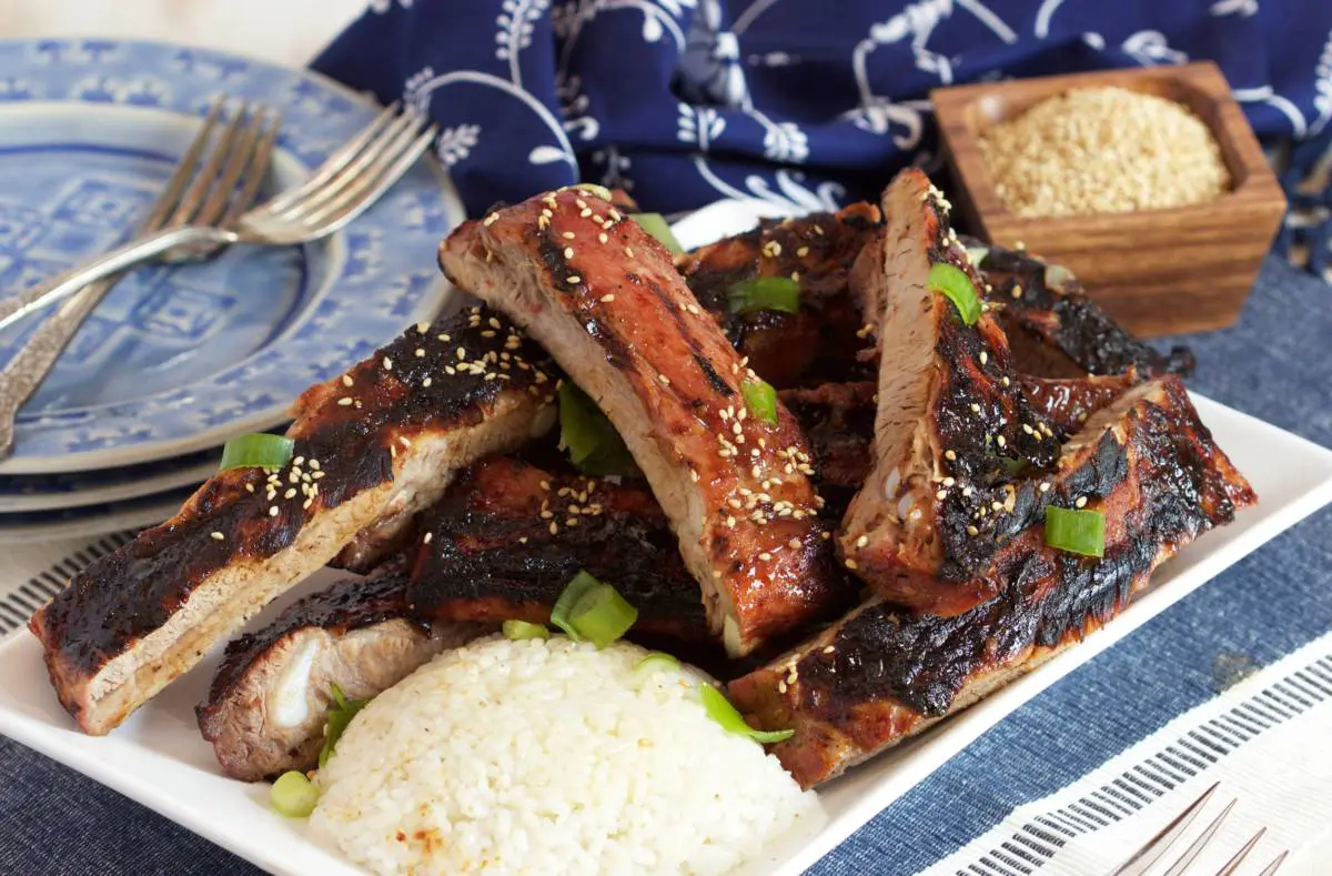 Grilled Korean BBQ Ribs