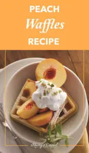 Easy Peach Waffles Recipe