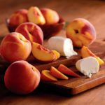 Goat Cheese Salad with Fresh Peaches