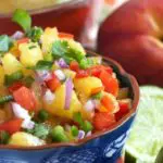 Simple and Seasonal Peach Salsa Recipe