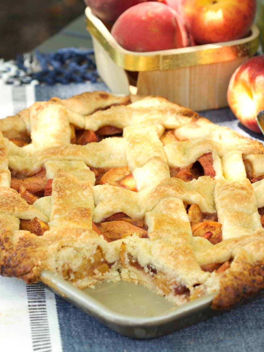 Peach Pie Recipe - Slab Edition