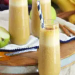 Apple Smoothie With A Dash Of Turmeric