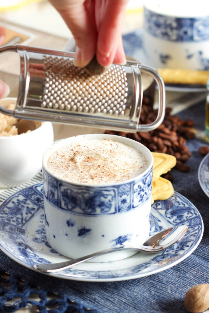 hot buttered rum coffee cocktail