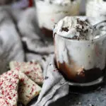 Mini Peppermint Bark No Bake Cheesecake