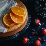 Orange Cake with Rum-Infused Frosting