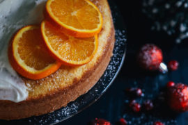 Pomegranate Orange Cake Recipe