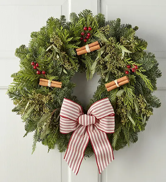 Christmas decoration wreath.