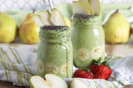 Pear Ginger Green Smoothie
