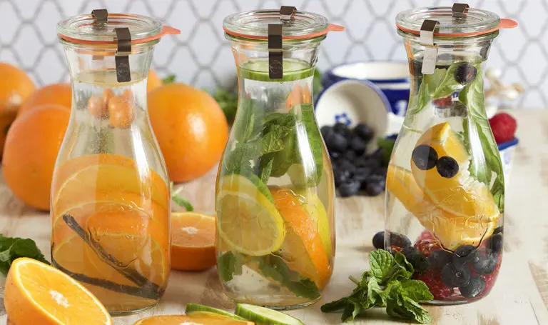 citrus infused water