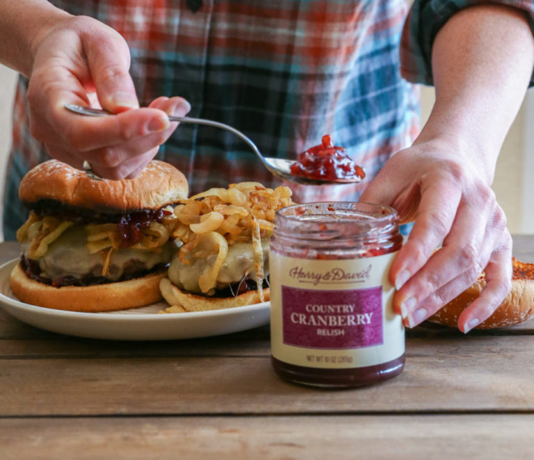 Burger Recipe with caramelized onions