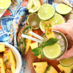 Sparkling Pineapple Cocktail - Mojito Recipe