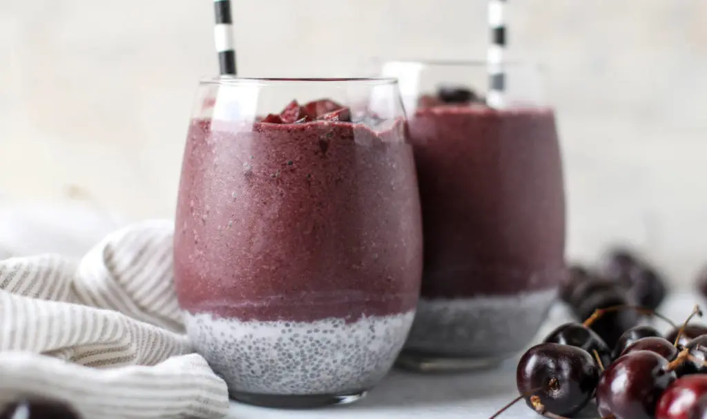 Harry and David Cherry Chia Smoothie