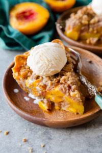 Peach Desserts - Crumble Pie Recipe