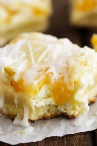 Peach Desserts - Cheesecake Bar Recipe