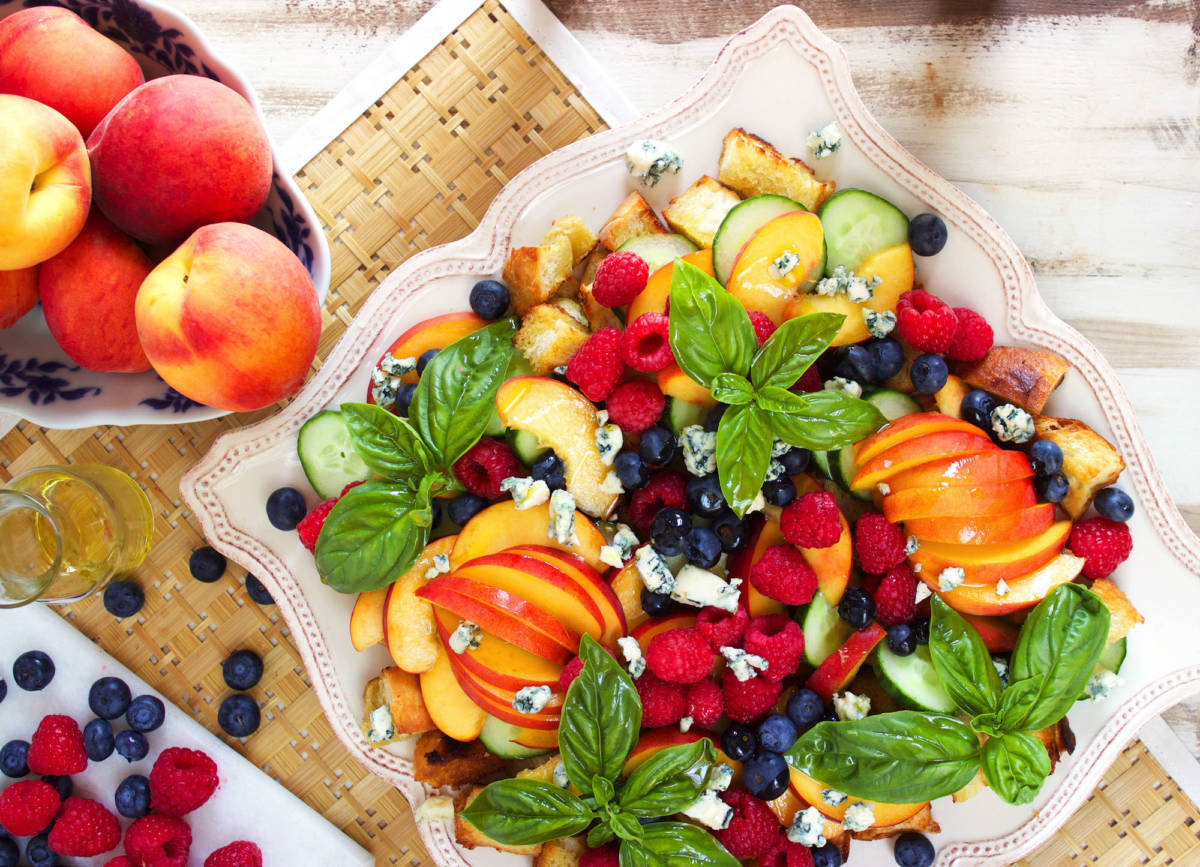 Peach Panzanella Recipe