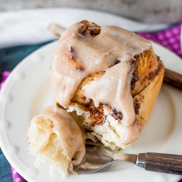 Apple Butter Cinnamon Rolls