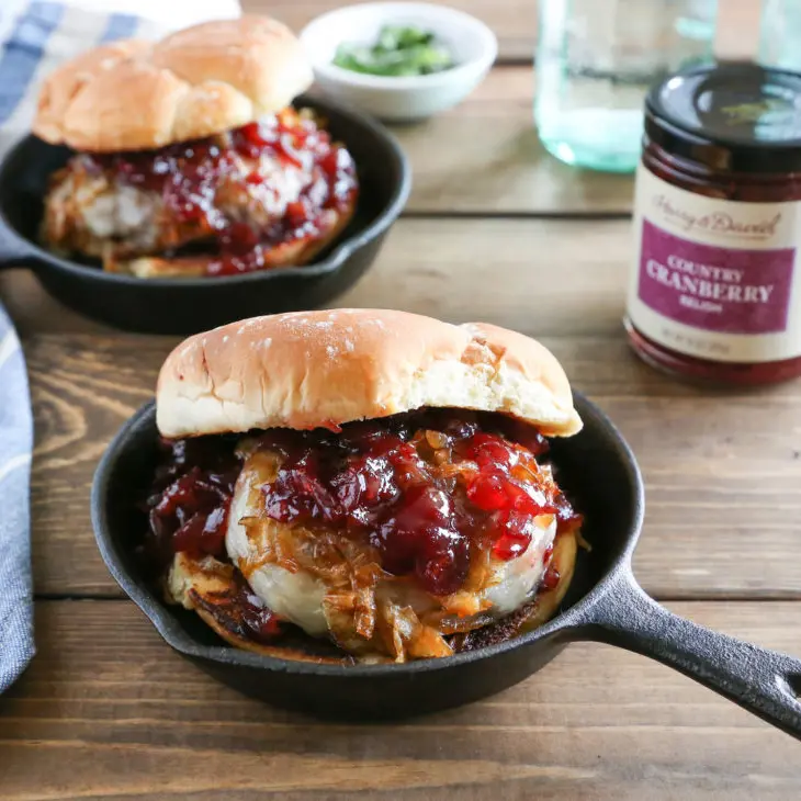 Cranberry Relish Burgers
