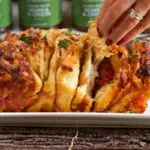 Cheesy Pepper & Onion Pull-Apart Bread