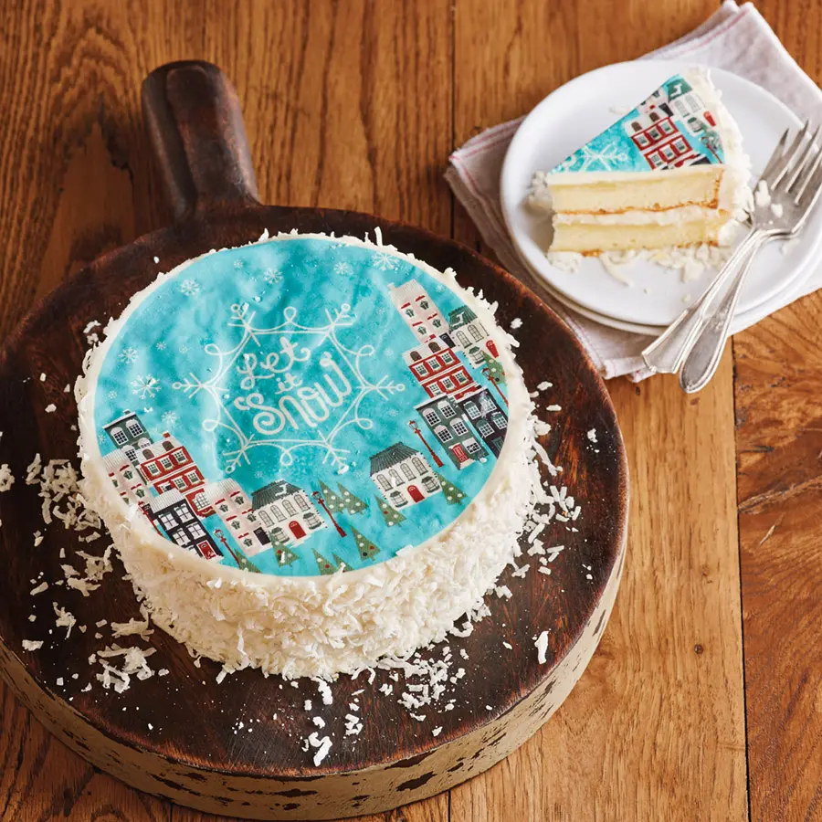 coconut christmas cake