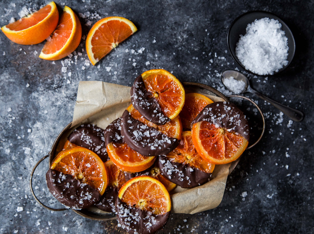 chocolate candied orange slices