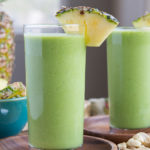 Fresh and Green Pineapple Smoothie