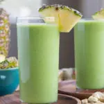 Fresh and Green Pineapple Smoothie