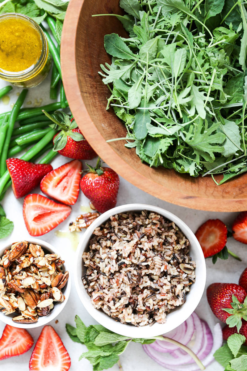 Vegan Strawberry Salad Recipe