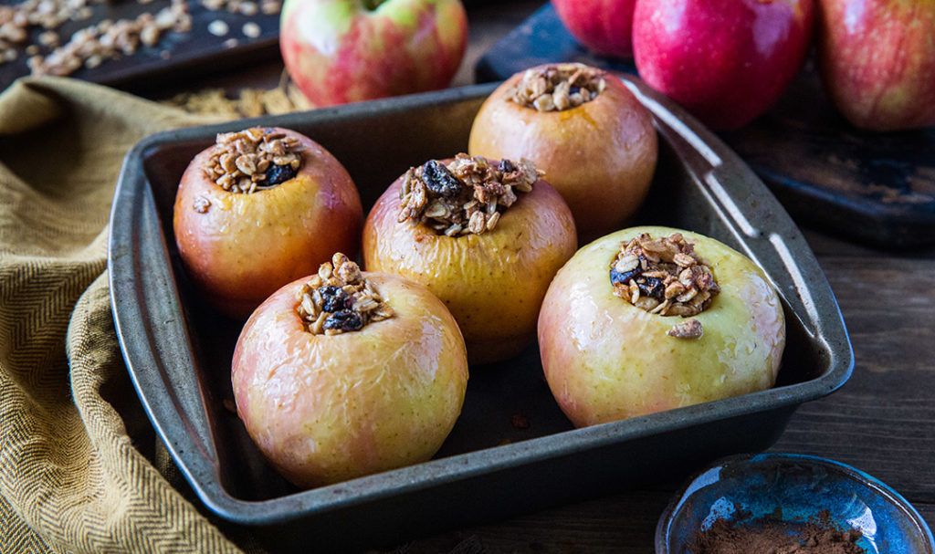 Baked Apples with Homemade Granola The Table by Harry & David