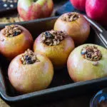 Baked Apples with Homemade Granola