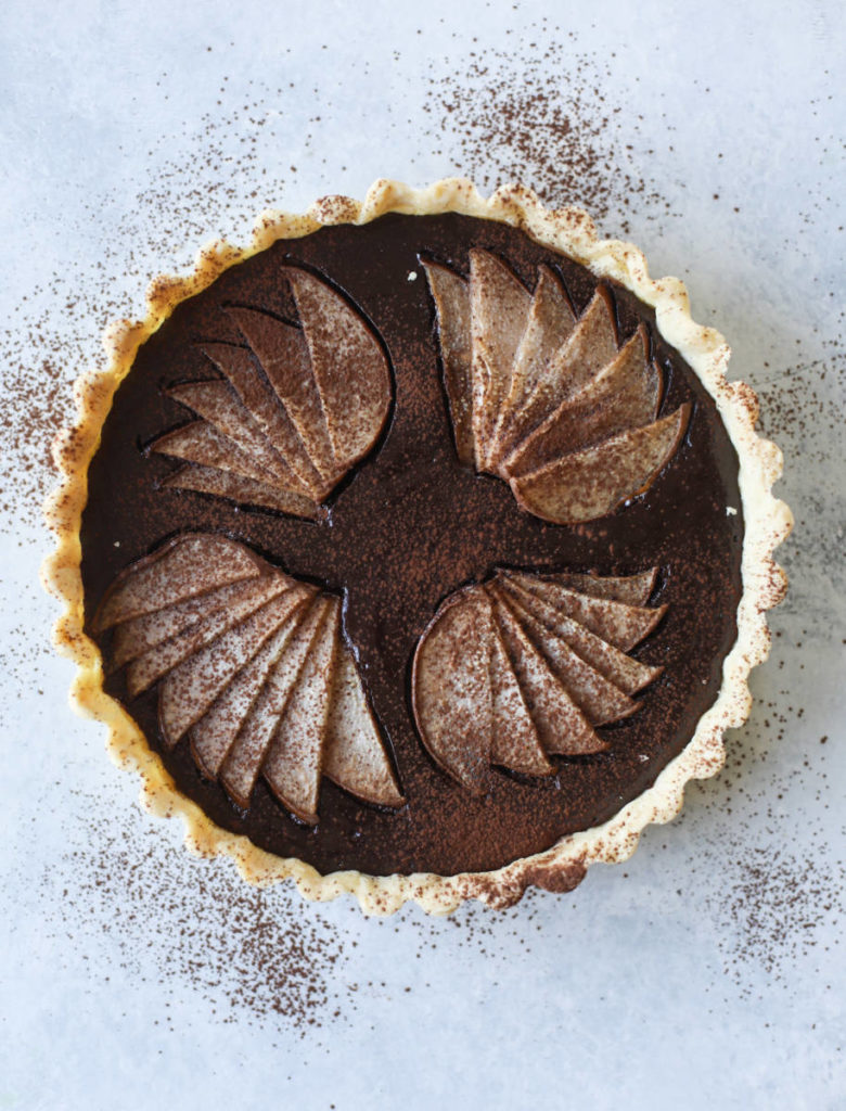 Chocolate Pear Tart