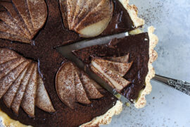 chocolate pear tart recipe