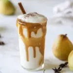 Pear Chai Smoothie with Caramel