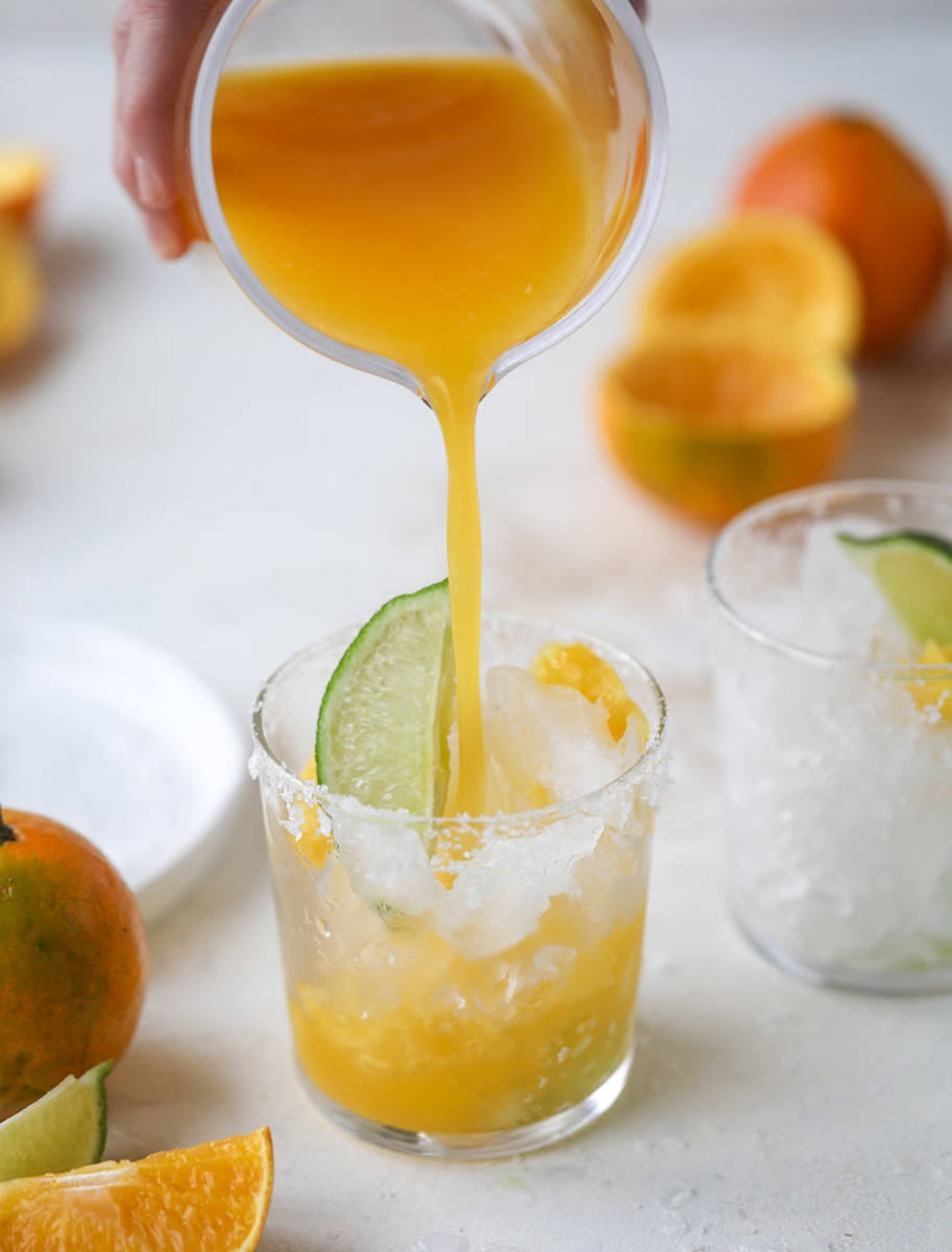 How to make a HoneyBell Orange Margarita