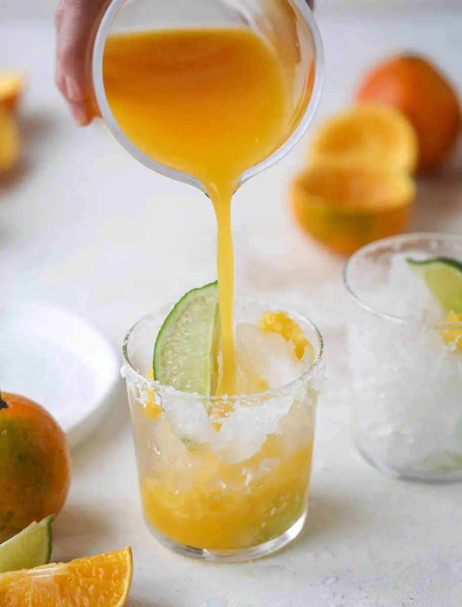How to make a HoneyBell Orange Margarita