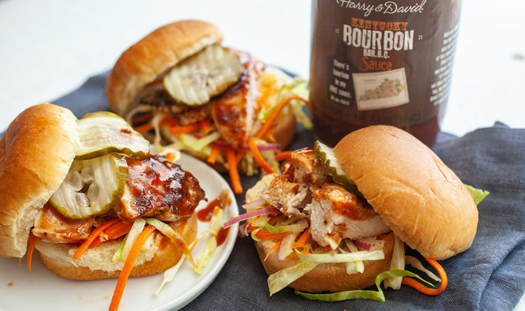 A photo of mother's day brunch ideas with a BBQ Chicken Slider Recipe