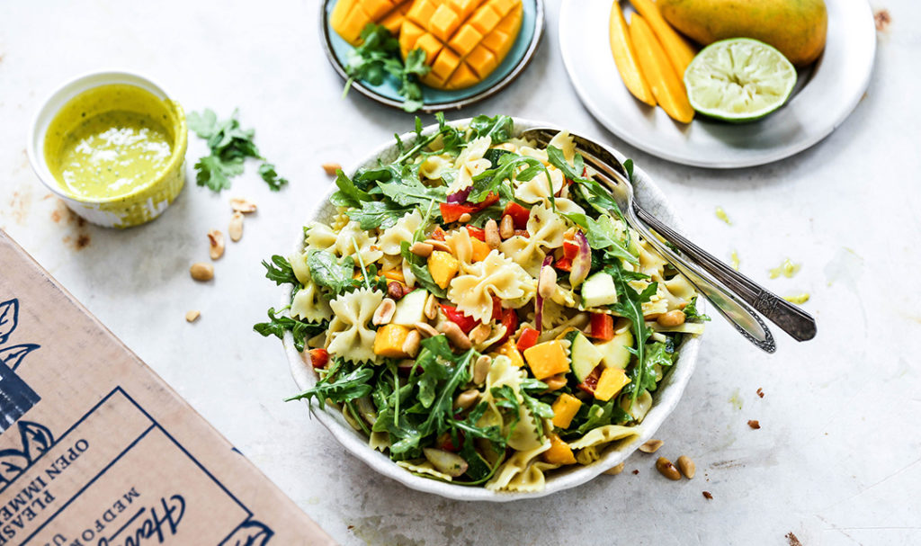 mango pasta salad recipe