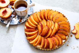 no bake peach tart recipe