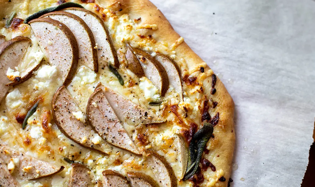 Pear & Gorgonzola Flatbread - Plain Chicken