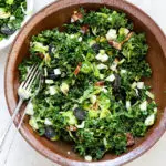 Thanksgiving Salad With Kale, Pears, and Bacon