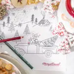 Christmas Coloring Pages and Printable Gift Tags