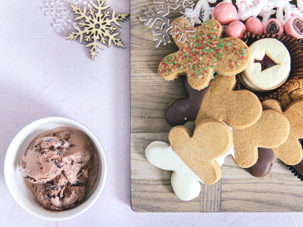 Dessert Platter with Ice Cream